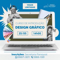 Curso de Introdução: Design Gráfico 25/05 às 14h.