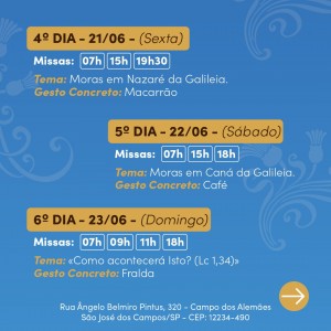 Novena da Padroeira 2024 - dias 4,5,6