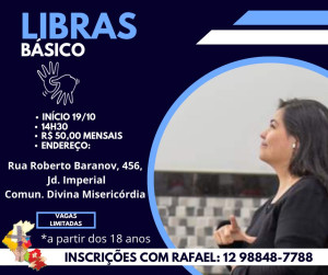 Curso de Libras - 19.10 14h30